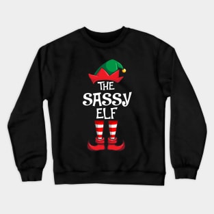 Sassy Elf Matching Family Christmas Crewneck Sweatshirt